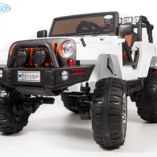 ელექტრო მანქანა Barty Jeep T010MR, თეთრი