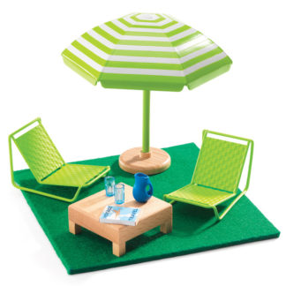 Dollhouse- ის ავეჯი - ტერასა