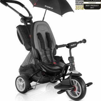 3 ბორბლიანი ველოსიპედი Puky Cat S6 Ceety შავი