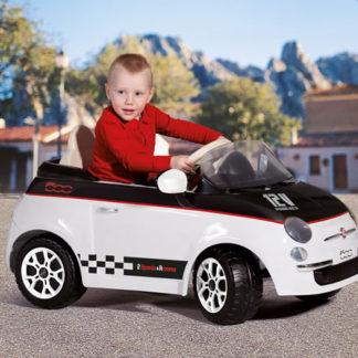 ელექტრო მანქანა FIAT 500 თეთრი