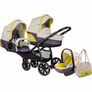 ბავშვის სასეირნო ეტლი Noordi Polaris SP 3/1, ვერცხლის ციტრონა