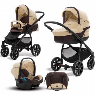 ბავშვის ეტლი Noordi Polaris SP 3/1, კრემისყავისფერი