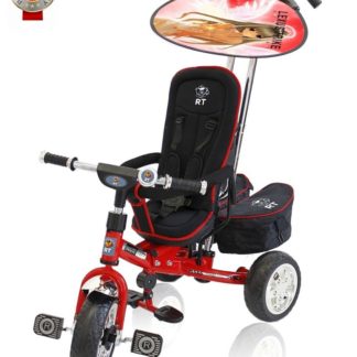 3 ბორბლიანი ველოსიპედი Lexus Trike original RT შემდეგი Deluxe წითელი