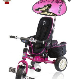 3 ბორბლიანი ველოსიპედი Lexus Trike original RT შემდეგი Deluxe ვარდისფერი