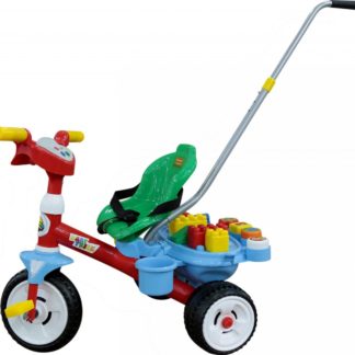 3 ბორბლიანი ველოსიპედი Baby Trike კომპლექტი 11 ელემენტისგან