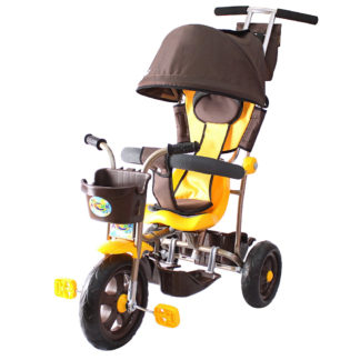 3 ბორბლიანი ველოსიპედი L001 Galaxy Ray ყავის original ყვითელი