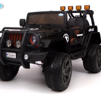 ელექტრო მანქანა Jeep Wrangler T555MR, შავი