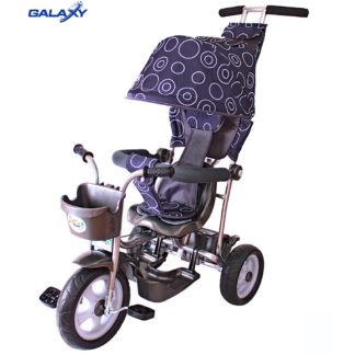 3 ბორბლიანი ველოსიპედი Galaxy Luchik L001 ნაცრისფერზე