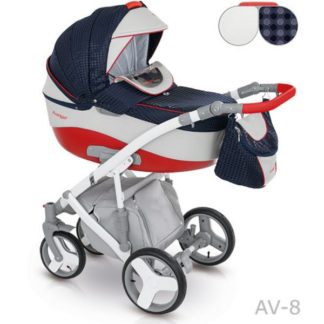 ბავშვის ეტლი Prime Camarelo Avenger Lux 2 in 1 - Av-08