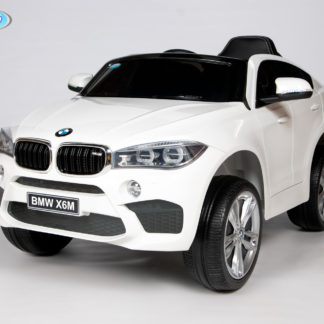ელექტრო მანქანა Barty BMW X6M ერთი, თეთრი