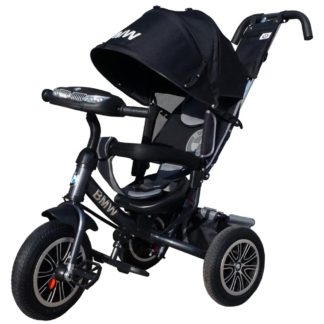 3 ბორბლიანი ველოსიპედი BMW 12'/10' შავი