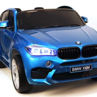 ელექტრო მანქანა Barty BMW X6M ორადგილიანი, ლურჯი სიპრიალის