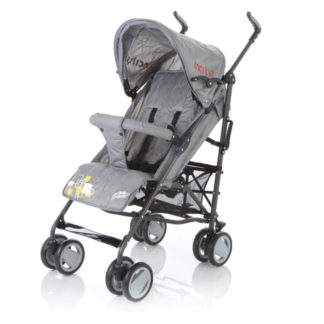 ბავშვის ეტლი ლერწმი In City, ნაცრისფერი