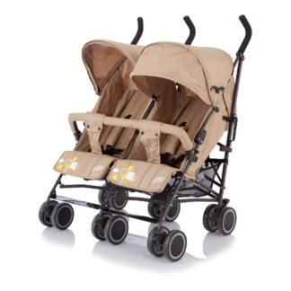 ბავშვის სასეირნო ეტლი City Twin ქალაქი ტყუპისცალი, ფეხით მოსიარულე, ხაკკი