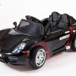 ელექტრო მანქანა Barty M002R Porsche 918 Spyder HL-1038, შავი სიპრიალის