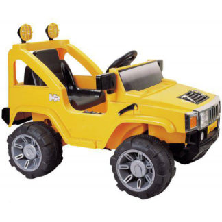 ელექტრო მანქანა Jeep რადიო, ყვითელი