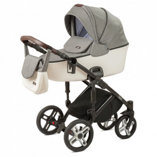 ბავშვის ეტლი Nuovita Carro Sport 2 in 1, გრიგო ბიანკო / რუხი-თეთრი