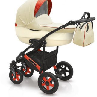 ბავშვის სასეირნო ეტლი Camarelo Carera 2 in 1, კრემისფერი