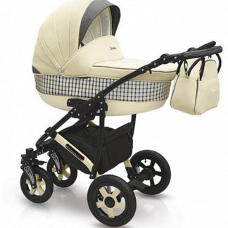 ბავშვის სასეირნო ეტლი Camarelo Carera 2 in 1, კრემისფერი