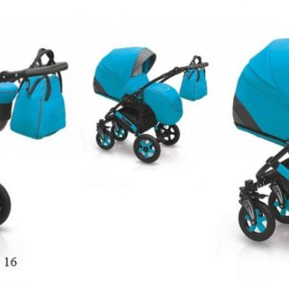 ბავშვის სასეირნო ეტლი Camarelo Carera 2 in 1, ლურჯი