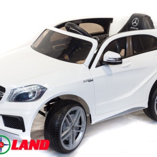 ელექტრო მანქანა Mercedes-Benz A45, თეთრი, განათება / ხმა