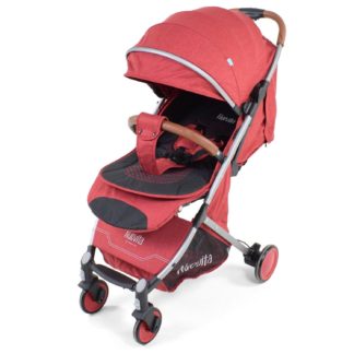 ბავშვის სასეირნო ეტლი - Nuovita Giro, ბორდო, გრიგო / ბურგუნდიული, ნაცრისფერი