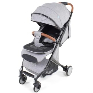 ბავშვის სასეირნო ეტლი Nuovita Giro, ნაცრისფერი, შავი შასი