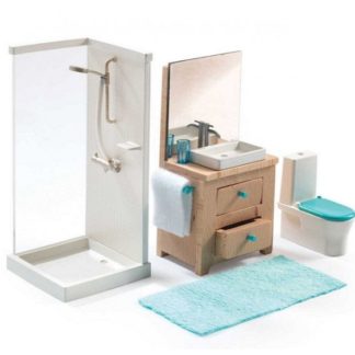 თოჯინების სახლის ავეჯი - აბანო