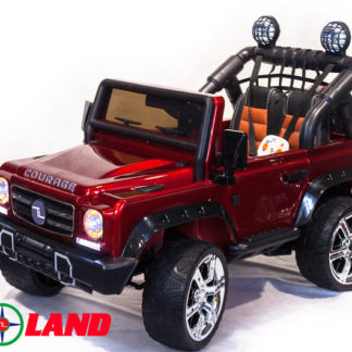 ელექტრო მანქანა Land Rover DK-F008, წითელი, განათება / ხმა