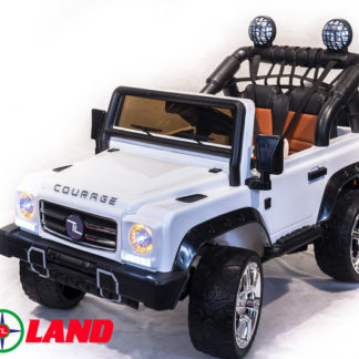 ელექტრო მანქანა Land Rover DK-F008, თეთრი, განათება / ხმა