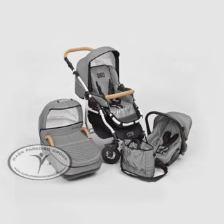 ბავშვის ეტლი მოდული D.P.G Carino 3 in 1 ფერი, ნაცრისფერი