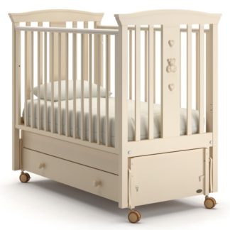 ბავშვის საწოლი Nuovita Fasto ცვლა გრძივი. ავორიო სპილოს ძვალი