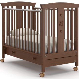 ბავშვის საწოლი Nuovita Fasto მუქი კაკალი