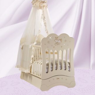 ბავშვის საწოლი Feretti FMS Etoile სპილოს ძვალი