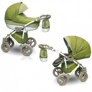 ბავშვის სასეირნო ეტლი Camarelo Figaro 2 in 1, ღია მწვანე