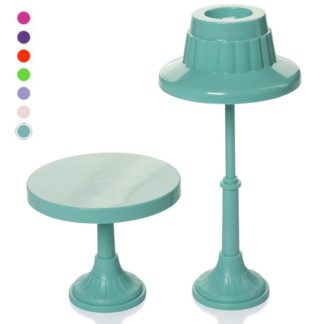 Dollhouse- ის ავეჯი - იატაკის ნათურა და მაგიდა