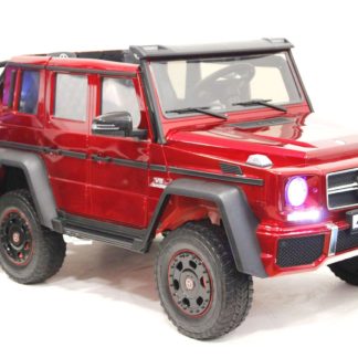 ელექტრო მანქანა Mercedes-Benz G63-AMG 4WD 6-ბორბლიანი, წითელი სიპრიალის