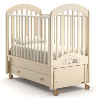 ბავშვის საწოლი Nuovita Grano სვინგი გრძივი. ავორიო სპილოს ძვალი