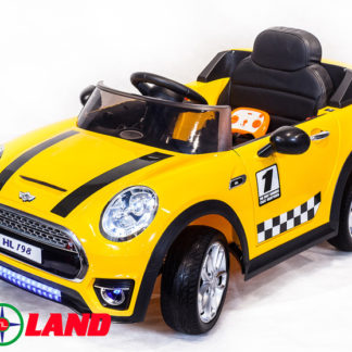 ელექტრო მანქანა Mini Cooper Electric ყვითელი