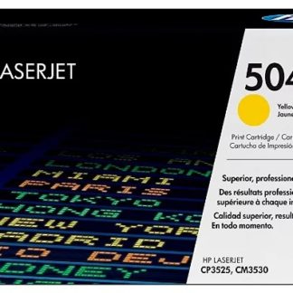 ლაზერული პრინტერის კარტრიჯი HP 504A (CE252A) Yellow