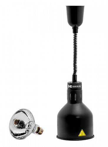 ინფრაწითელი ნათურა INFRARED LAMP HURAKAN HKN-DL775 BLACK
