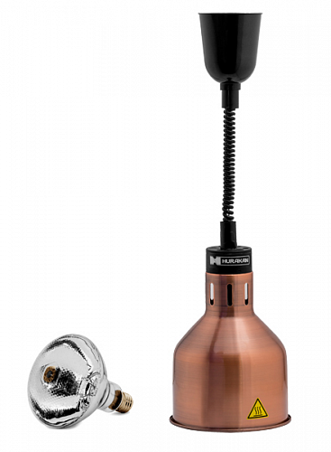 ინფრაწითელი ნათურა INFRARED LAMP HURAKAN HKN-DL775 BRONZE