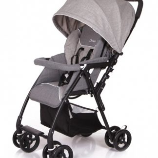 ბავშვის ეტლი Neo ფეხის საფარით და ქუდით, ნაცრისფერი