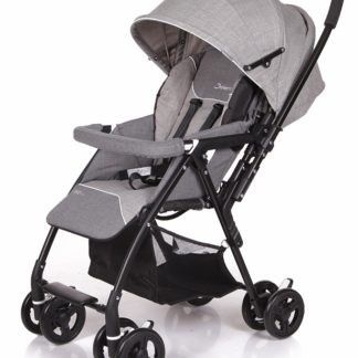 ბავშვის ეტლი Neo Plus საერთო სახელურით, ნაცრისფერი