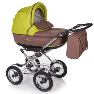 ბავშვის ეტლი Laura Classic 2 in 1, შოკოლადი / ზეთისხილი