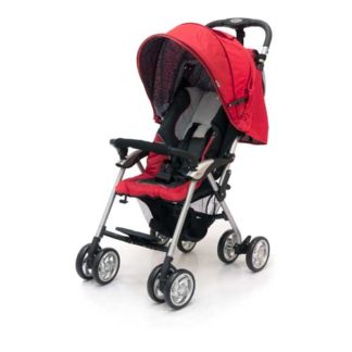 ბავშვის ეტლი Elegant, შავი / წითელი