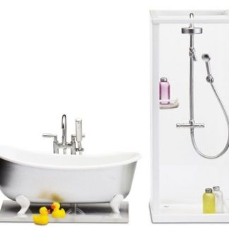 თოჯინების ავეჯი Smoland - აბაზანა და საშხაპე