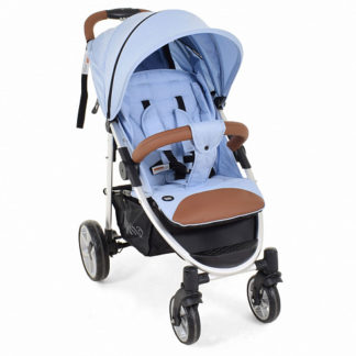 ბავშვის სასეირნო ეტლი ნუვიტა კორსო, აზზურო, არგენტინო / ღია ცისფერი, ვერცხლისფერი