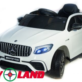ელექტრო მანქანა Mercedes-Benz AMG GLC63 კუპე 4x4 თეთრი, Toyland, QLS-5688