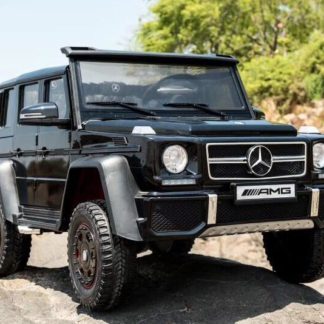 ელექტრო მანქანა Mercedes-Benz G63-AMG 4WD ექვსი ბორბლიანი, შავი სიპრიალის